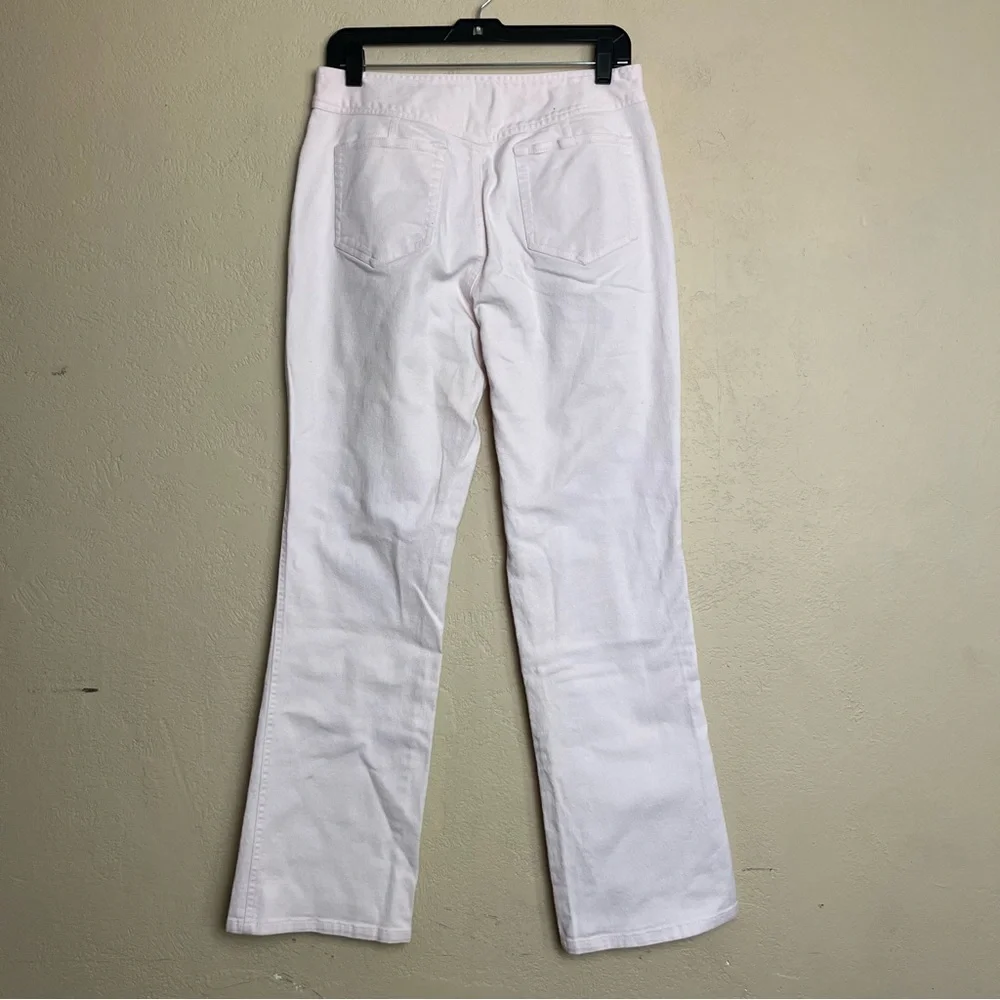 Chico's  Denim Slim Boot Cut Jeans‎ Women's Size 1.5 Pink Mid Rise 5-Pocket